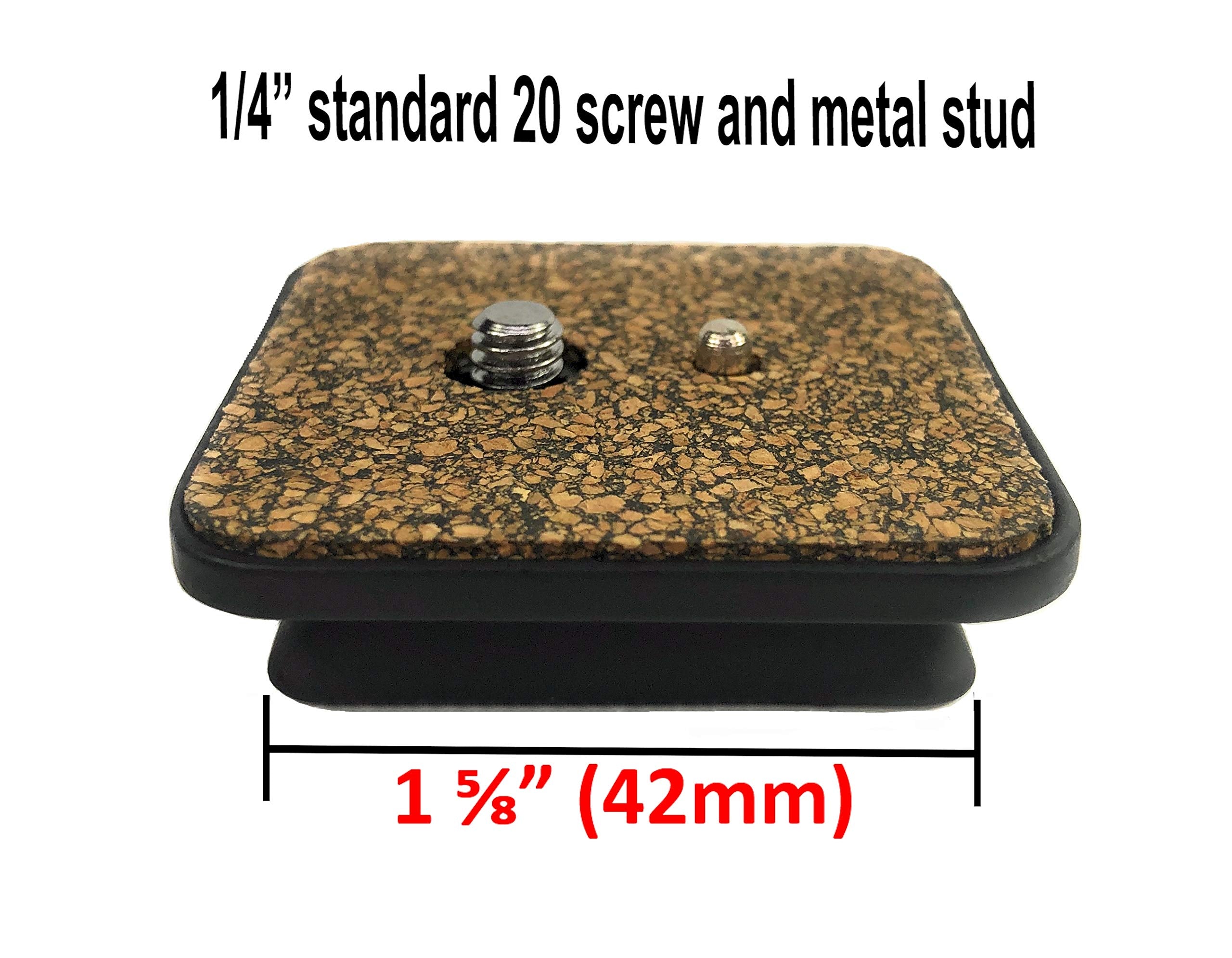 Davoice 42Mm Tripod Quick Release Plate Head Mounting Parts Replacement For Ambico V 0554, Promaster 6100 6160 7100 Fw29T, Vivit